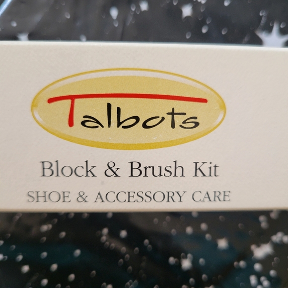 Talbots Block & Brush Kit ~ Shoe & Accessory Care ~ NOS - NIB ~ Y2K (?) ~ Unisex - Picture 2 of 9